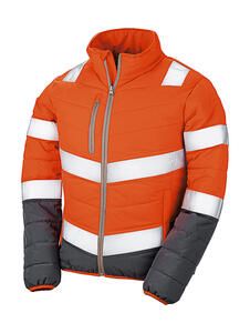 Result Safe-Guard R325F - Women's Soft Padded Safety Jacket Fluo Orange / Grey