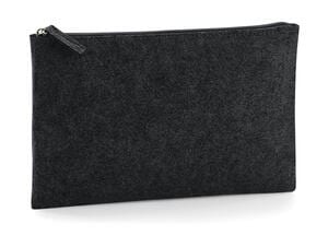 Bag Base BG725 - Felt Accessory Pouch Charcoal Melange