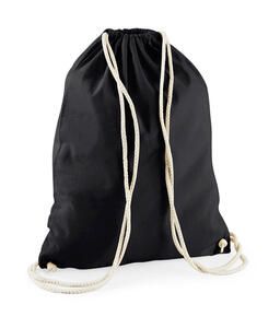 Westford Mill W910 - Recycled Cotton Gymsac Black