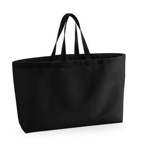 Westford Mill W696 - Oversized Canvas Tote Bag Black