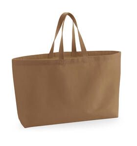 Westford Mill W696 - Oversized Canvas Tote Bag Caramel
