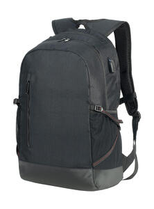 Shugon SH5816 - Leipzig Daily Laptop Backpack Black/Black