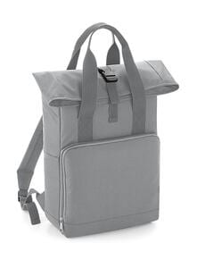 Bag Base BG118 - Twin Handle Roll-Top Backpack Light Grey