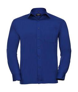 Russell Europe 934M - Longsleeve Poplin Shirt Bright Royal