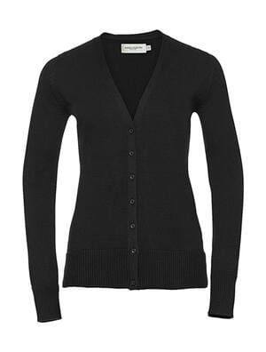 Russell Europe R-715F-0 - Ladies` V-Neck Knitted Cardigan