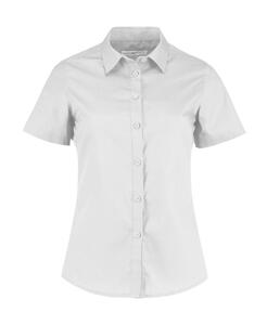 Kustom Kit KK241 - Women's Tailored Fit Poplin Shirt SSL White