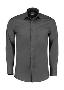 Kustom Kit KK142 - Tailored Fit Poplin Shirt Graphite