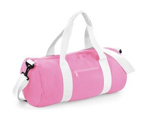 Bag Base BG140 - Original Barrel Bag Classic Pink/ White