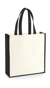 Westford Mill W600 - Gallery Canvas Tote Natural/Black
