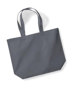 Westford Mill W265 - Organic Premium Cotton Maxi Tote Graphite Grey