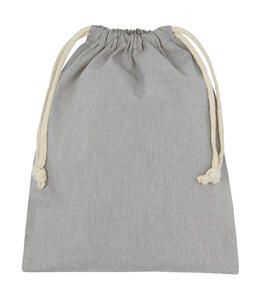 SG Accessories - BAGS (Ex JASSZ Bags) REC-StuffBag-DS - Recycled Cotton/Polyester Stuff Bag Grey Heather