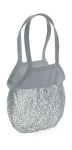 Westford Mill W150 - Organic Cotton Mesh Grocery Bag Pure Grey