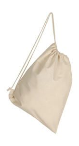 SG Accessories - BAGS (Ex JASSZ Bags) Backpack-1DS - Cotton Backpack Single Drawstring Natural