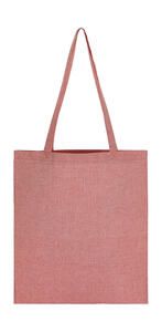 SG Accessories - BAGS (Ex JASSZ Bags) REC-3842-LH - Recycled Cotton/Polyester Tote LH Red Heather