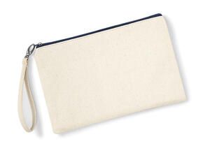 Westford Mill W520 - Canvas Wristlet Pouch Natural/Navy