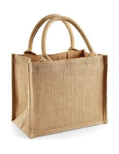 Westford Mill W412 - Jute Mini Gift Bag Natural
