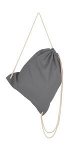 SG Accessories - BAGS (Ex JASSZ Bags) Backpack - Cotton Drawstring Backpack Dark Grey