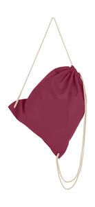 SG Accessories - BAGS (Ex JASSZ Bags) Backpack - Cotton Drawstring Backpack Claret