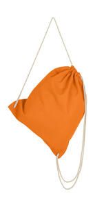 SG Accessories - BAGS (Ex JASSZ Bags) Backpack - Cotton Drawstring Backpack Tangerine