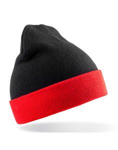 Result Genuine Recycled RC930X - Recycled Black Compass Beanie Black/Red