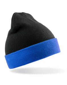 Result Genuine Recycled RC930X - Recycled Black Compass Beanie Black/Royal