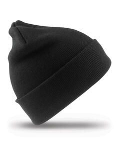 Result Genuine Recycled RC929X - Recycled Woolly Ski Hat Black