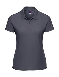 Russell Europe R-539F-0 - Ladies Polo Poly-Cotton Blend Convoy Grey