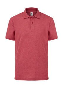 Fruit of the Loom 63-417-0 - Kids Polo 65:35 Heather Red