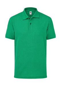 Fruit of the Loom 63-417-0 - Kids Polo 65:35 Heather Green