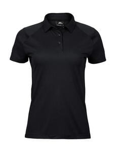 Tee Jays 7201 - Ladies Luxury Sport Polo Black