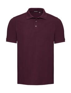 Russell  0R567M0 - Men's Tailored Stretch Polo Burgundy