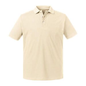 Russell Pure Organic 0R508M0 - Men's Pure Organic Polo Natural