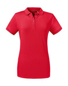 Russell  0R567F0 - Ladies' Tailored Stretch Polo Classic Red