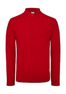 B&C PUI12 - ID.001 LSL Polo Red