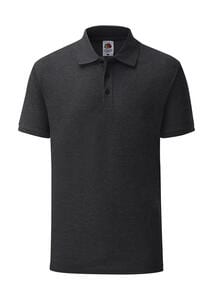 Fruit of the Loom 63-042-0 - 65/35 Tailored Fit Polo Dark Heather Grey