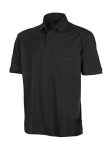 Result Work-Guard R312X - Apex Polo Shirt Black