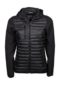 Tee Jays 9629 - Ladies' Hooded Crossover Jacket Black