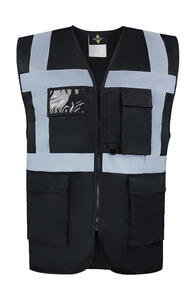 Korntex KXCMF - Executive Safety Vest "Hamburg" Black