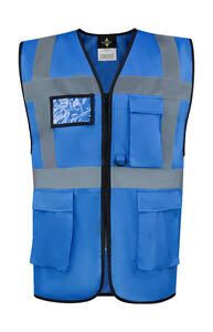 Korntex KXCMF - Executive Safety Vest "Hamburg" Pool Blue