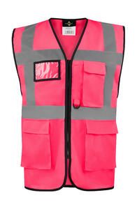 Korntex KXCMF - Executive Safety Vest "Hamburg" Neon Pink