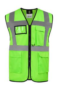 Korntex KXCMF - Executive Safety Vest "Hamburg" Neon Green