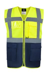 Korntex KXCMF - Executive Safety Vest "Hamburg" Yellow / Navy