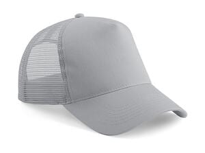 Beechfield B640 - Snapback Trucker Light Grey / Light Grey