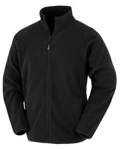 Result Genuine Recycled R907X - Recycled Microfleece Jacket Black
