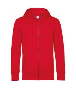 B&C WU03K - KING Zipped Hood Red