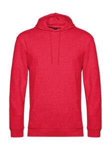 B&C WU03W - #Hoodie French Terry Heather Red