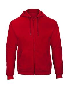 B&C WUI25 - ID.205 50/50 Hooded Full Zip Sweat Unisex Red