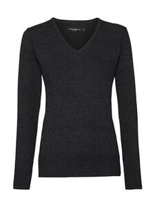 Russell Europe R-710F-0 - Ladies V-Neck Knitted Pullover