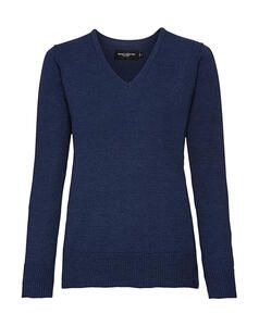 Russell Europe R-710F-0 - Ladies V-Neck Knitted Pullover