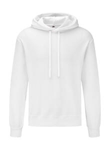 Fruit of the Loom 62-168-0 - Classic Hooded Basic Sweat White